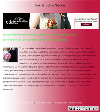 Suknie ślubne Siedlce