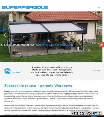www.superpergole.pl zadaszenie tarasu