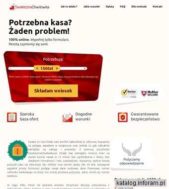 Pożyczka na Święta