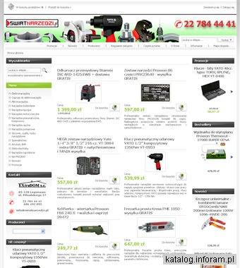 Świat Narzędzi - narzędzia, elektronarzędzia