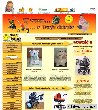 Artykuły dziecięce - Sklep internetowy Świat Pociech