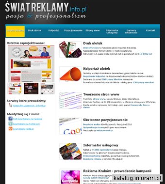 Świat Reklamy - Kompleksowa promocja firmy - Kraków