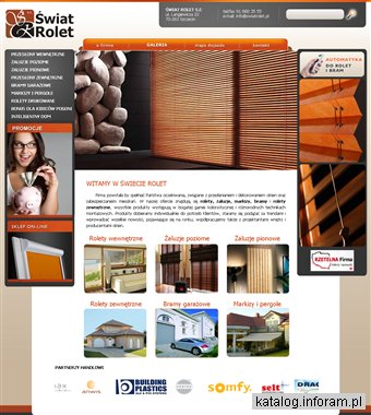 Świat Rolet S C - produkcja, sprzedaż i montaż rolet wewnętrznych i zewnętrznych Szczecin