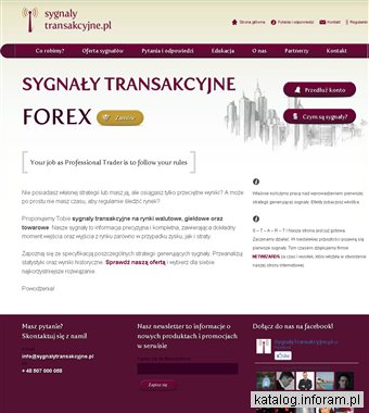 SygnalyTransakcyjne.pl – profesjonalny dostawca sygnałów transakcyjnych