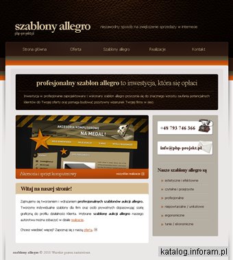 Profesjonalne szablony allegro