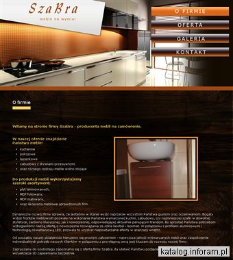 www.szabra.pl - meble na wymiar Białystok, meble na zamówienie