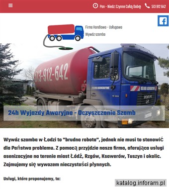 Opróżnianie szamba w Łodzi i okolicach