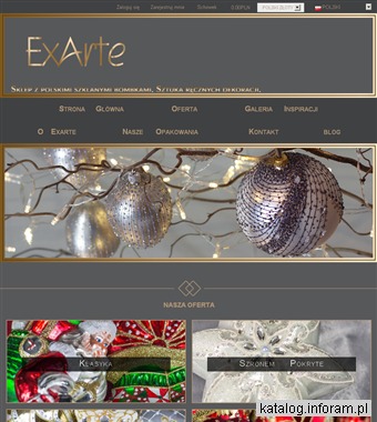 Szklanebombkichoinkowe.pl - zdobione bombki choinkowe