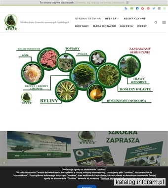 Szkółka drzew krzewów owocowych i ozdobnych