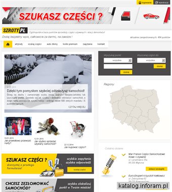 Szroty.pl - katalog autozłomów