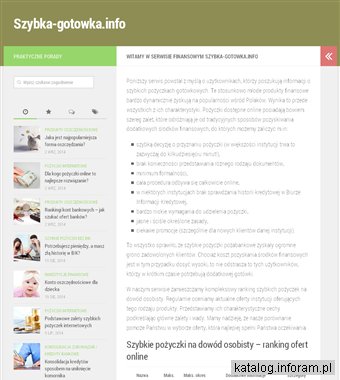 Szybka-gotowka.info - pożyczki online