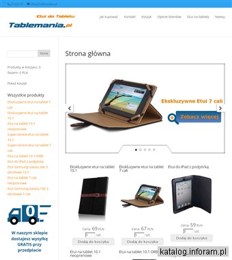 Sklep z etui na tablety