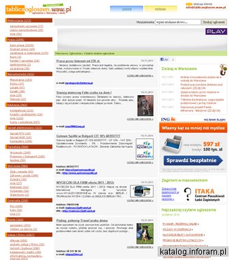 Ogłoszenia Warszawa