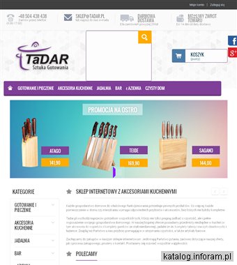 TADAR sklep internetowy z garnkami