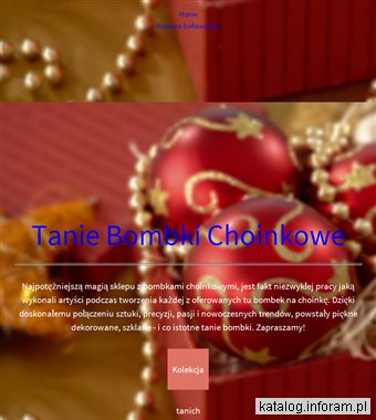 Tanie-bombki.pl - personalizowane bombki choinkowe