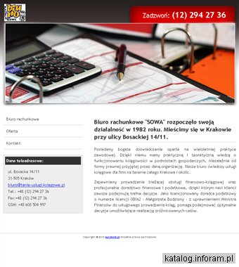Biuro Rachunkowe SOWA Kraków - doradztwo finansowe