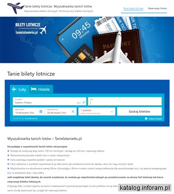 Wyszukiwarka biletów lotniczych