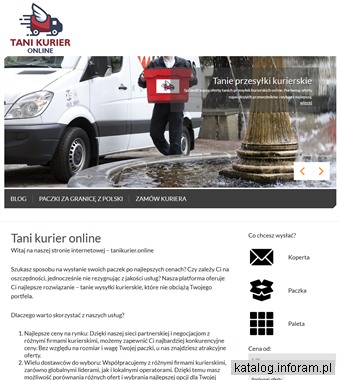 Tani kurier online - oszczędzaj na wysyłkach do 60%