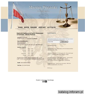 Marian Piasecki Komornik w Tarnowie