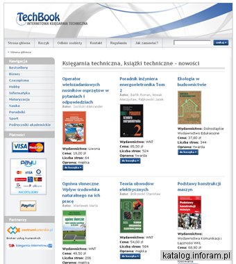 Techbook.pl Internetowa księgarnia techniczna