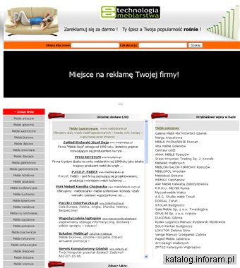 Firmy meblowe - katalog