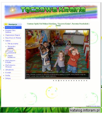 Tęczowa Kraina. Prywatne przedszkole. Zaleska-Dobrenko M. przedszkole Wołomin