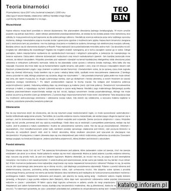 Teoria binarności