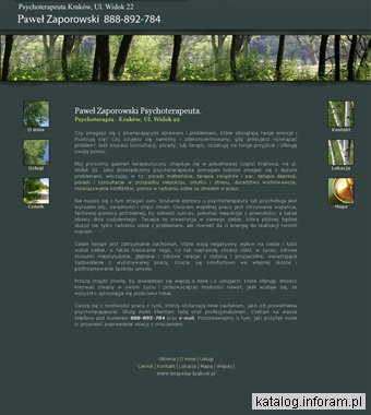 Psychoterapeuta - psychoteriapia Kraków