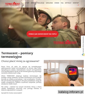Termocent – badania termowizyjne budynków