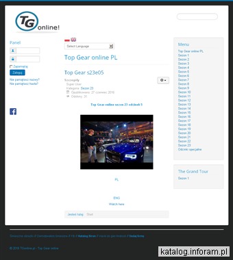 Top Gear online, Odcinki Top Gear - tgonline.pl