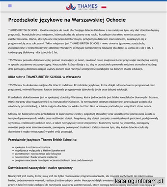 Przedszkole dla obcokrajowców