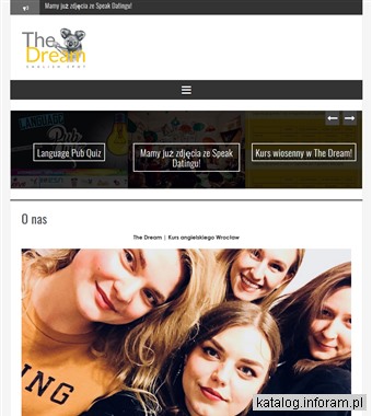 Kursy angielskiego - The Dream