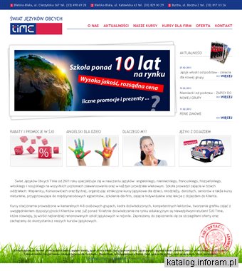 Nauka języków w szkole Świat Języków Obcych Time