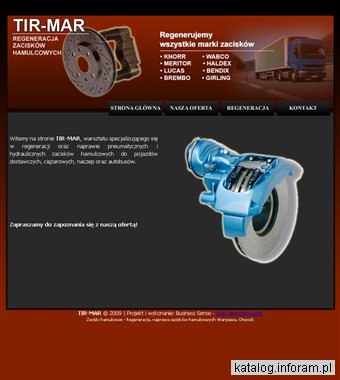 TIR-MAR regeneracja zacisków hamulcowych Warszawa