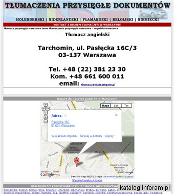 Tłumacz przysięgły angielski Warszawa