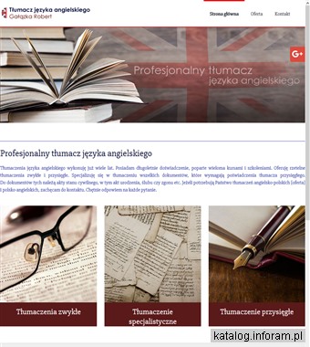 ROBERT GAŁĄZKA tłumacz przysięgły
