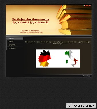 Profesjonalne tłumaczenia - język niemiecki i włoski