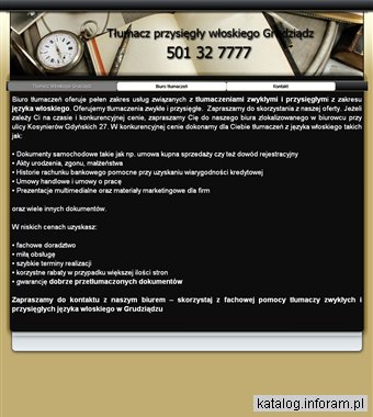 Tłumaczenia z języka włoskiego Grudziądz