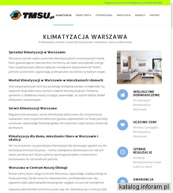Klimatyzacja mieszkania Warszawa - tmsu.pl