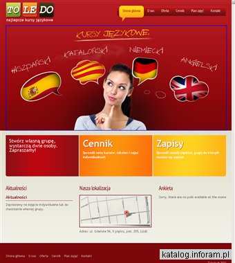 Angielski w małych grupach w szkole Toledo w mieście Łódź