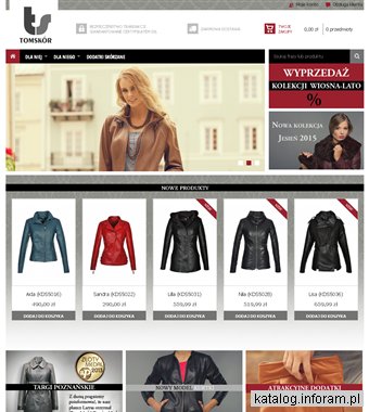 Kurtka skórzana Tomskór