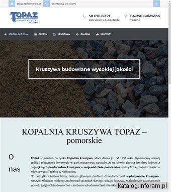 TOPAZ kamienie do ogrodu