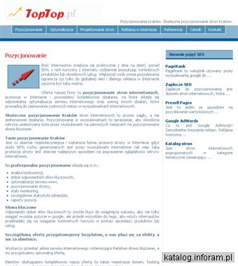 Pozycjonowanie stron internetowych Kraków