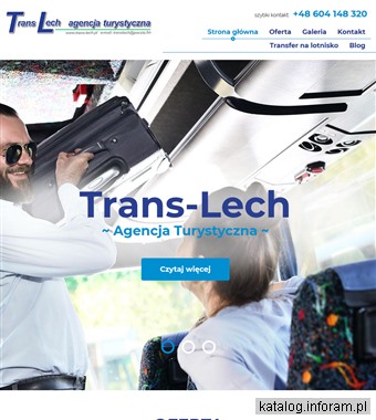 www.trans-lech.pl agencja turystyczna Suwałki