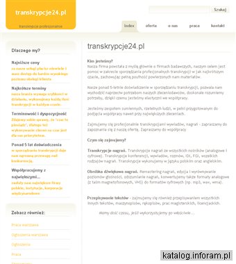 Transkrypcje - przepisywanie ze słuchu