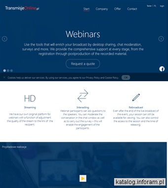 Transmisjeonline.pl - transmisje Warszawa