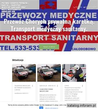 Przewóz Chorych prywatną karetką. Transport medyczny sanitarny oraz niepełnosprawnych. AMBULANS 24H