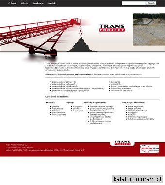 Przenośniki taśmowe