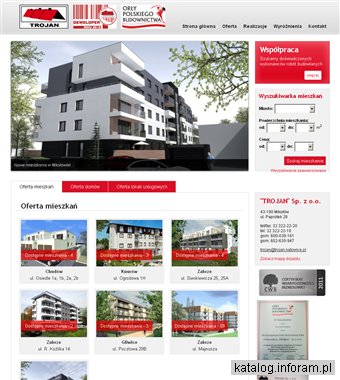 PRZEDSIĘBIORSTWO BUDOWNICTWA OGÓLNEGO TROJAN mieszkania Gliwice