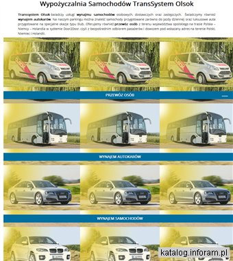 Wynajem samochodów i autokarów, przewóz osób - TS Olsok Opole